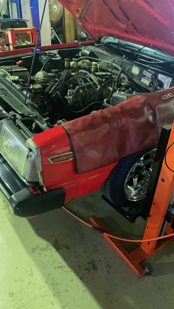 春先のイベントに向けての作業 日産 スカイライン C210 ジャパン C110